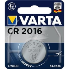 Varta CR2016 lítium gombelem 1db/bliszter (6016112401) gombelem