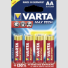 Varta MaxTech alkáli ceruzaelem (4xAA)