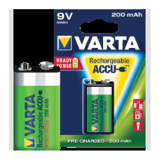 Varta Power Ready2Use 9V-os akku 200mAh tölthető elem