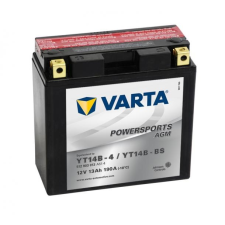Varta Powersports AGM 12V 12Ah bal+ - YT14B-4 / YT14B-BS motor motorkerékpár akkumulátor akku 512903013 autó akkumulátor