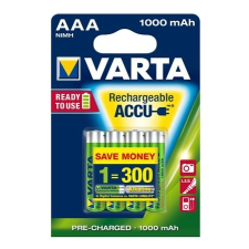 Varta Tölthető elem, AAA mikro, 4x1000 mAh, VARTA &quot;Professional Accu&quot; ceruzaelem
