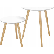 Vasagle Egymásba rakható asztal 2 db-os készlet (LET07WN XXX) bútor