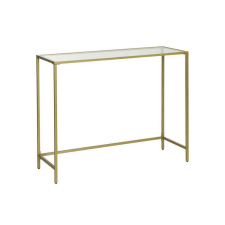 Vasagle Modern konzolasztal 100 x 35 x 80 cm, arany bútor