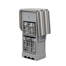  Vasalódeszka, szürke, BOND 1 fürdőszoba bútor