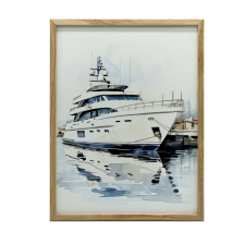 VÁSZON FESTMÉNY FALI TENGER TÜKRÖZÉSEKRE KERET NÉLKÜL 30x40 CM grafika, keretezett kép