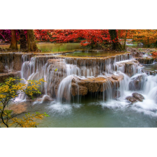  Vászon festmény, MÉDIA, Kis vízesés, 105 x 70 cm grafika, keretezett kép