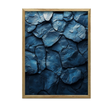  VÁSZON FESTMÉNY SÖTÉT KŐ TEXTÚRÁHOZ 70x100 CM grafika, keretezett kép