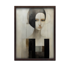  VÁSZON FESTMÉNY SZÜRREÁLIS SZÉPSÉG KERET NÉLKÜL 50x70 CM grafika, keretezett kép