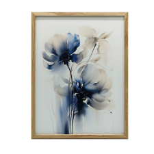  VÁSZON FESTMÉNY VIRÁGOK Akvarellben KERET NÉLKÜL 70X100 CM PREMIUM VÁSZON grafika, keretezett kép