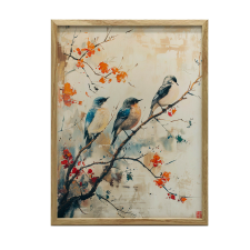 VÁSZONFESTÉS FALRA ÉLETTEL TELJES ÁG 50x70 CM KERET NÉLKÜL grafika, keretezett kép