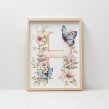 VÁSZONFESTÉS KERET NÉLKÜL VIRÁG GYERMEKEKNEK PREMIUM VÁSZON 70x100 CM grafika, keretezett kép