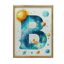 VÁSZONFESTÉS KOSMOS KERET NÉLKÜL PREMIUM VÁSZON 50x70 CM grafika, keretezett kép