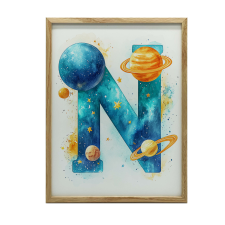 VÁSZONFESTÉS KOZMOS KERET NÉLKÜL PREMIUM VÁSZON 30x40 CM grafika, keretezett kép