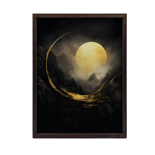  VÁSZONFESTÉS SÖTÉTSÉG ÉS FÉNY KERET NÉLKÜL PREMIUM VÁSZON 50x70 CM grafika, keretezett kép