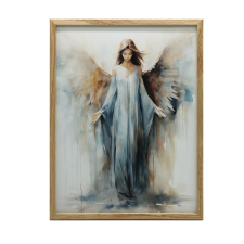 VÁSZONFESTMÉNY A KÉK ANGYAL SZELLEMI BÁJA KERET NÉLKÜL 50x70 grafika, keretezett kép