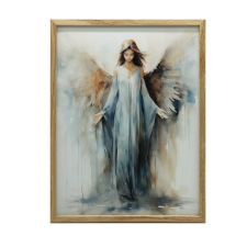VÁSZONFESTMÉNY A KÉK ANGYAL SZELLEMI VARÁJA 30x40 CM KERET NÉLKÜL grafika, keretezett kép