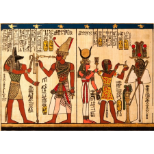  Vászonfestmény Egyiptom, papirusz6, 105 x 70 cm grafika, keretezett kép