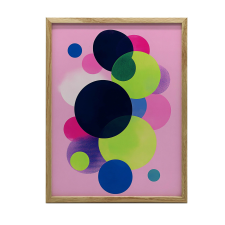 VÁSZONFESTMÉNY FALKÁOSZHOZ KÖRBEN ABSTRACT 70x100 CM grafika, keretezett kép