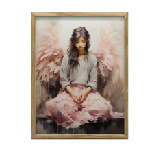  VÁSZONFESTMÉNY IMÁBAN FALCSÍTÓHOZ 50x70 CM KERET NÉLKÜL grafika, keretezett kép