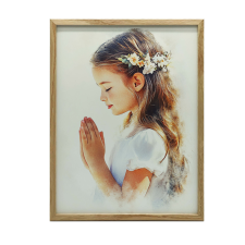 VÁSZONFESTMÉNY LÁNYÁLDOZÁS FALI AJÁNLATHOZ 50x70 CM grafika, keretezett kép