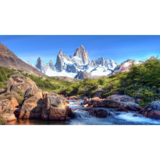  Vászonkép, MÉDIA, Hófödte csúcsok, 105 x 70 cm grafika, keretezett kép