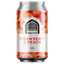  Vault City  Strawberry & Peach (Vegan)  (0,33) (4.3 %) sör