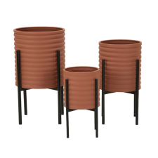  Vázatartó malomkészlet 3 db ø 36x56,5-30x48,5-24x37,5cm kerti tárolás