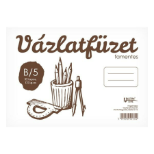 Vázlatfüzet spirálozott FORTUNA B/5 120 gr 32 lapos famentes füzet