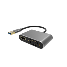 VCOM USB3.0 apa - VGA + HDMI anya adapter kábel és adapter