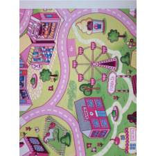 vebe PINK CITY gyerekszőnyeg, játszószőnyeg, rózsaszín, 70x200 lakástextília