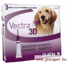 Vectra 3D rácsepegtető oldat L 25-40 kg közötti kutyáknak 3 pipetta élősködő elleni készítmény kutyáknak