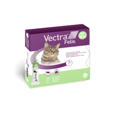 Vectra Felis rácsepegtető oldat macskáknak (0,6-10kg) 3x élősködő elleni készítmény macskáknak