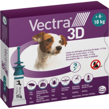 Vectra Vectra 3D 4-10 kg S 3 db élősködő elleni készítmény kutyáknak
