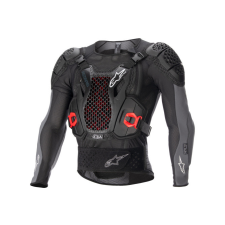 Védő dzseki Alpinestars Bionic PLUS V2 fekete/piros XL motoros kabát