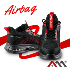 Védő sportcipő fémvéggel Btex Airbag, 37-es méret, Artmas ART702005 munkavédelmi cipő