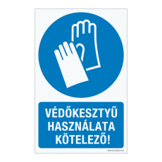  Védőkesztyű használata kötelező! Alumínium tábla 100x160 mm