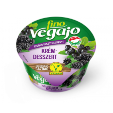 Vegajó Fino Vegajó krémdesszert szeder-feketeberkenye 125 g reform élelmiszer