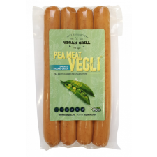 Vegán Manufaktúra Vegan grill vegli borsófehérjéből füstölt frankfurter virsli helyettesítő 180 g reform élelmiszer