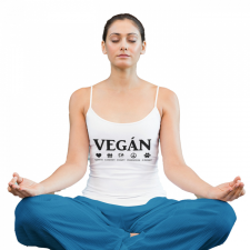  Vegán - Női Spagetti Top atléta, trikó