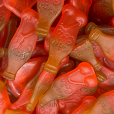 Vegetáriánus Cseresznyés-Cola Gumicukor – 100g csokoládé és édesség