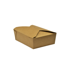 Vegware Lebomló ételtároló doboz, karton, zsírálló bevonattal, 1800ml I 180db/karton papírárú, csomagoló és tárolóeszköz