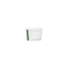 Vegware Lebomló fagyis tégely, papír és PLA, 1,14 dl | 50 db/csomag