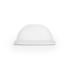 Vegware Lebomló pohártető szívószálnyílás nélkül, íves, PLA, 96 mm pohárhoz | 50 db/csomag papírárú, csomagoló és tárolóeszköz