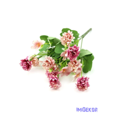  Vegyes virágú kis csokor 33cm 258 - Cirmos Pink-C. Barack dekorációs kellék