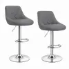 Velora Bar Line SOLARA Midnight Gray – prémium bárszék szett, sötétszürke
