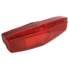 Velotech 2020 1 LED-es USB-ről tölthető hátsó lámpa csomatartóra, prizmával