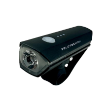 Velotech 300LM USB-ről tölthető első lámpa, 300 lumen, fekete kerékpár lámpa