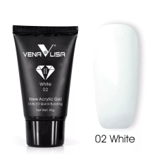  Venalisa Új Acryl Gél/Poly Gél 02 White/ Fehér 45G műköröm zselé