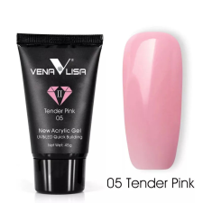  Venalisa Új Acryl Gél/Poly Gél 05 Tender Pink/ gyengéd Rózsaszín 45G műköröm zselé