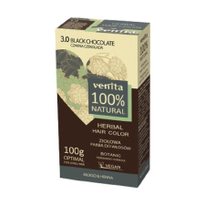 Venita 100% natural gyógynövényes hajfesték 3.0 - fekete csokoládé 100g hajfesték, színező